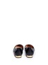Back View - Click To Enlarge - TORY BURCH - 'Nicki' metallic heel leather flats