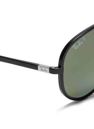 Detail View - Click To Enlarge - RAY-BAN - 'Aviator Liteforce' matte thermoplastic sunglasses