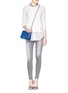 Figure View - Click To Enlarge - TORY BURCH - 'Robinson' adjustable chain shoulder bag 