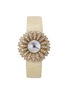 Main View - Click To Enlarge - BUCCELLATI - 'Anthochron Bellis' diamond 18k gold floral watch
