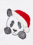 Detail View - Click To Enlarge - MARKUS LUPFER - Christmas Panda' sequin Alex kids T-shirt