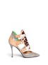 Main View - Click To Enlarge - NICHOLAS KIRKWOOD - x Peter Pilotto leather suede pumps