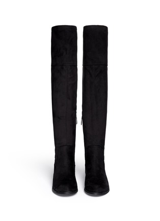 Figure View - Click To Enlarge - SAM EDELMAN - 'Jenkins' stretch suede boots