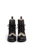 Figure View - Click To Enlarge - FREEBIRD - 'Canyon' cow hair leather brogue combat boots