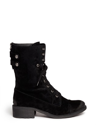 Main View - Click To Enlarge - SAM EDELMAN - 'Darwin' suede lace up boots