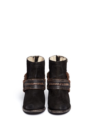 Figure View - Click To Enlarge - FREEBIRD - 'El Paso' ankle harness suede boots