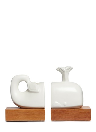 Main View - Click To Enlarge - JONATHAN ADLER - Menagerie whale bookends