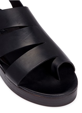 Detail View - Click To Enlarge - MARSÈLL - 'Gradone' strappy leather flatform sandals