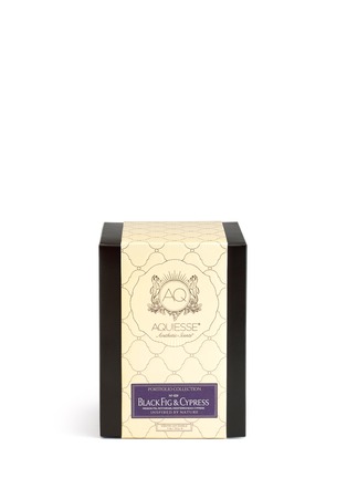 Figure View - Click To Enlarge - AQUIESSE - 'Black Fig & Cypress' tall scented candle