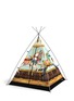  - FIELD CANDY - Little campers - HOLD YOUR HORSES MERRY-GO-ROUND PRINT TENT