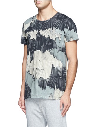 Front View - Click To Enlarge - ACNE STUDIOS - 'Standard Marker' print T-shirt