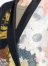 Detail View - Click To Enlarge - DRIES VAN NOTEN - 'Cancun' floral print satin wrap pyjama coat