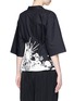 Back View - Click To Enlarge - DRIES VAN NOTEN - 'Cruger' pleated oversized floral print shirt