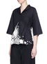 Front View - Click To Enlarge - DRIES VAN NOTEN - 'Cruger' pleated oversized floral print shirt