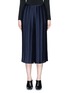 Main View - Click To Enlarge - DION LEE - Stripe plissé pleated satin culottes