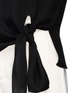 Detail View - Click To Enlarge - THEORY - 'Serah' tie waist silk georgette top