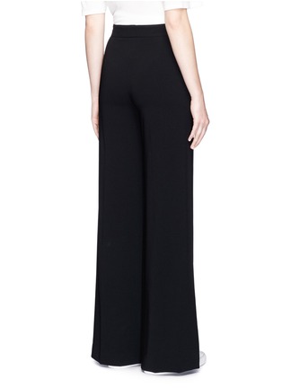 Back View - Click To Enlarge - THEORY - 'Terena' wide leg crepe pants