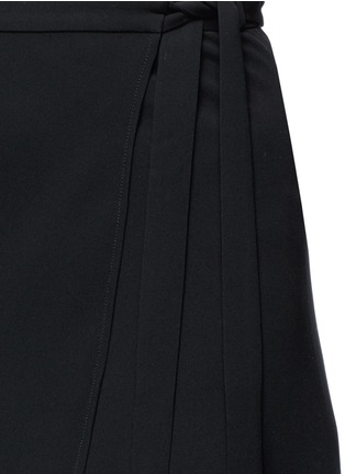 Detail View - Click To Enlarge - THEORY - 'Amazing' crepe wrap midi skirt