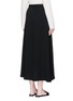 Back View - Click To Enlarge - THEORY - 'Amazing' crepe wrap midi skirt