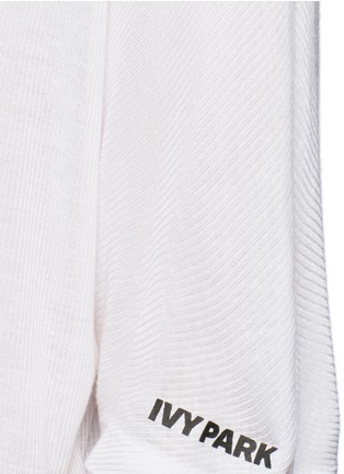 Detail View - Click To Enlarge - TOPSHOP - Oversized rib knit T-shirt