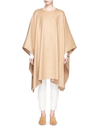 Main View - Click To Enlarge - THE ROW - 'Marcella' felted virgin wool blend cape coat