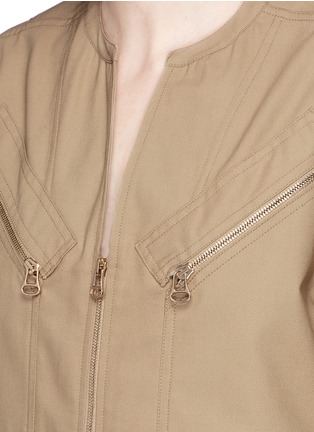 Detail View - Click To Enlarge - ISABEL MARANT - 'Telka' zip cuff dress