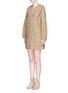 Front View - Click To Enlarge - ISABEL MARANT - 'Telka' zip cuff dress