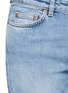 Detail View - Click To Enlarge - ACNE STUDIOS - 'Row' slim fit washed cropped jeans