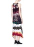 Back View - Click To Enlarge - ACNE STUDIOS - 'Saleh' watercolour print georgette dress