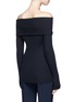 Back View - Click To Enlarge - THE ROW - 'Tulah' foldover off-shoulder sweater