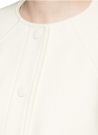 Detail View - Click To Enlarge - CHLOÉ - Cape sleeve virgin wool blend jacket