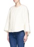Front View - Click To Enlarge - CHLOÉ - Cape sleeve virgin wool blend jacket