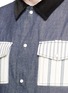 Detail View - Click To Enlarge - MAISON KITSUNÉ - 'Kino' patchwork cotton shirt