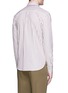 Back View - Click To Enlarge - MAISON KITSUNÉ - Fox embroidered cotton shirt