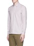Front View - Click To Enlarge - MAISON KITSUNÉ - Fox embroidered cotton shirt