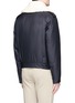 Back View - Click To Enlarge - MAISON KITSUNÉ - 'Kaori' faux shearling padded jacket