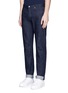 Front View - Click To Enlarge - MAISON KITSUNÉ - Slub denim jeans