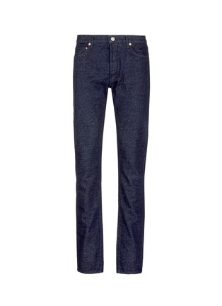 Main View - Click To Enlarge - MAISON KITSUNÉ - Slub denim jeans