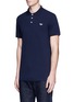 Front View - Click To Enlarge - MAISON KITSUNÉ - Fox patch polo shirt