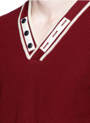 Detail View - Click To Enlarge - MAISON KITSUNÉ - Merino wool sweater