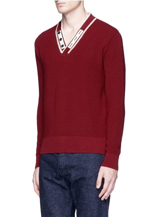Front View - Click To Enlarge - MAISON KITSUNÉ - Merino wool sweater