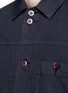 Detail View - Click To Enlarge - 73088 - Unfinished hem herringbone jacket