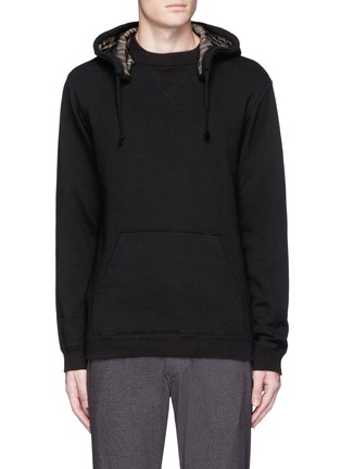 Main View - Click To Enlarge - 73088 - Side zip cotton hoodie