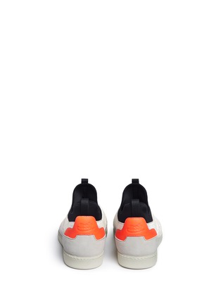 Back View - Click To Enlarge - ASH - 'Smart' neoprene sock leather sneakers