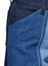 Detail View - Click To Enlarge - VICTORIA, VICTORIA BECKHAM - Patchwork wide leg jeans