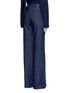 Back View - Click To Enlarge - VICTORIA, VICTORIA BECKHAM - Patchwork wide leg jeans