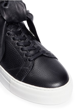 Detail View - Click To Enlarge - EUGÈNE RICONNEAUS - 'Calcuta' bow leather high top sneakers
