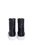 Back View - Click To Enlarge - EUGÈNE RICONNEAUS - Lambskin leather sneaker boots