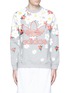 Main View - Click To Enlarge - ADIDAS BY PHARRELL WILLIAMS - 'Daisy' logo embroidered sweatshirt