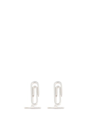 Main View - Click To Enlarge - TATEOSSIAN - Paper clip cufflinks